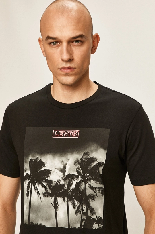 fekete Levi's - T-shirt