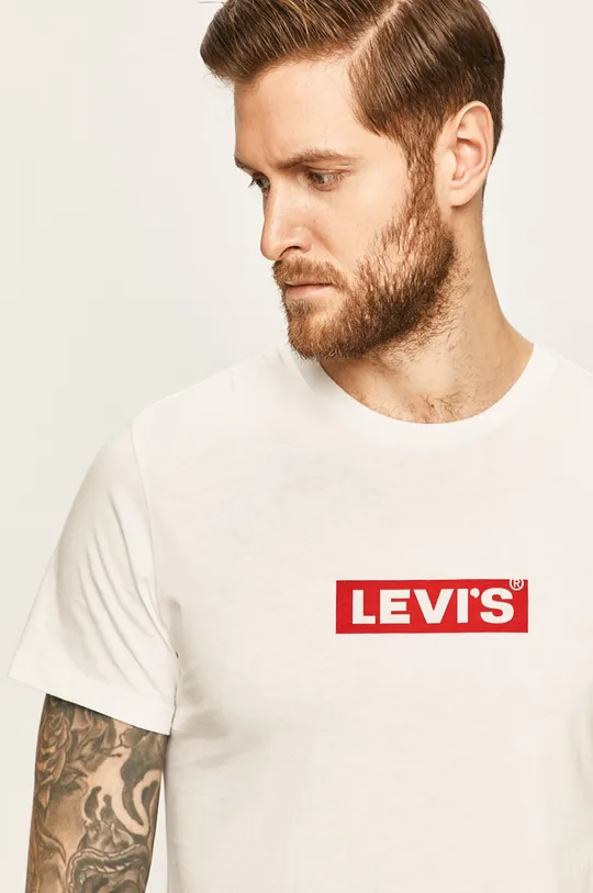 biela Levi's - Pánske tričko