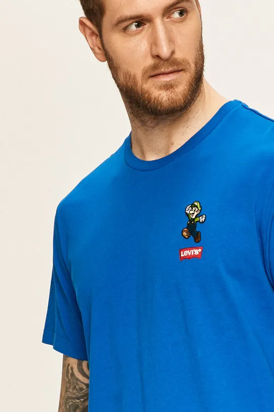 modrá Levi's - Tričko x Super Mario Pánsky