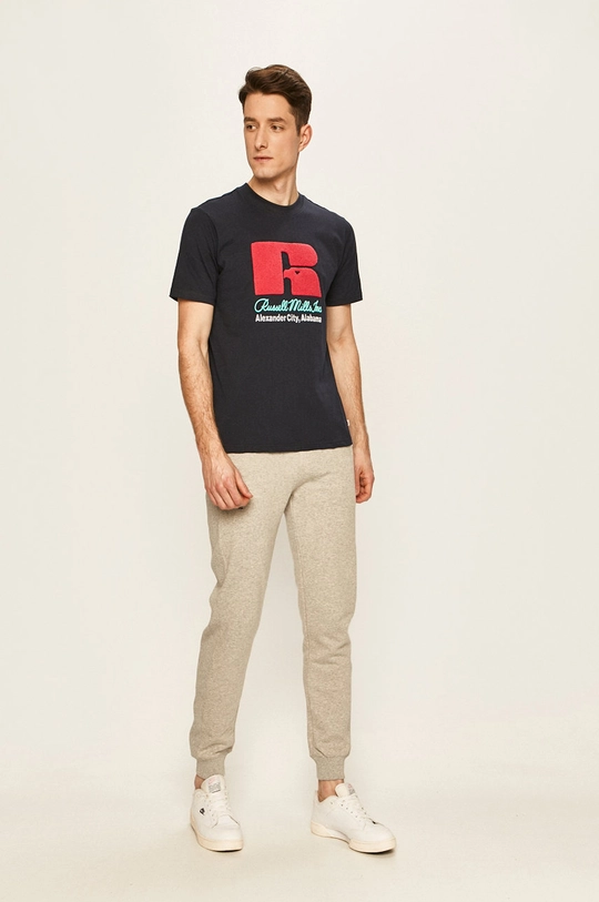 Russel Athletic - T-shirt granatowy