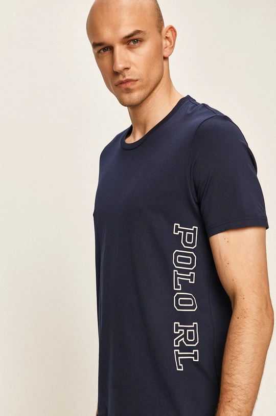 granatowy Polo Ralph Lauren - T-shirt 714730607006 Męski