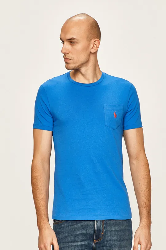 modrá Polo Ralph Lauren - Pánske tričko Pánsky