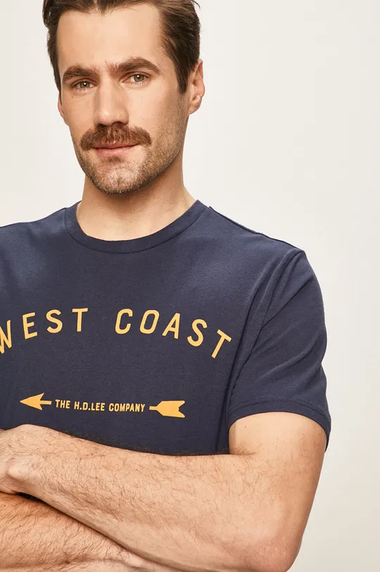 mornarsko modra Lee t-shirt Moški