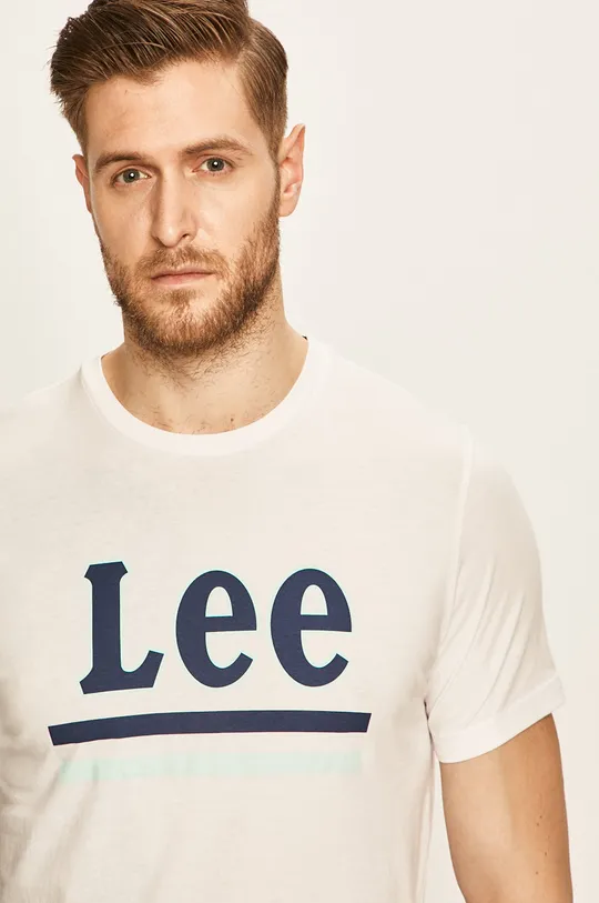 biały Lee - T-shirt