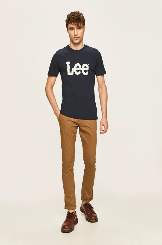 Lee - Pánske tričko tmavomodrá