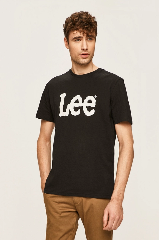 fekete Lee - T-shirt Férfi