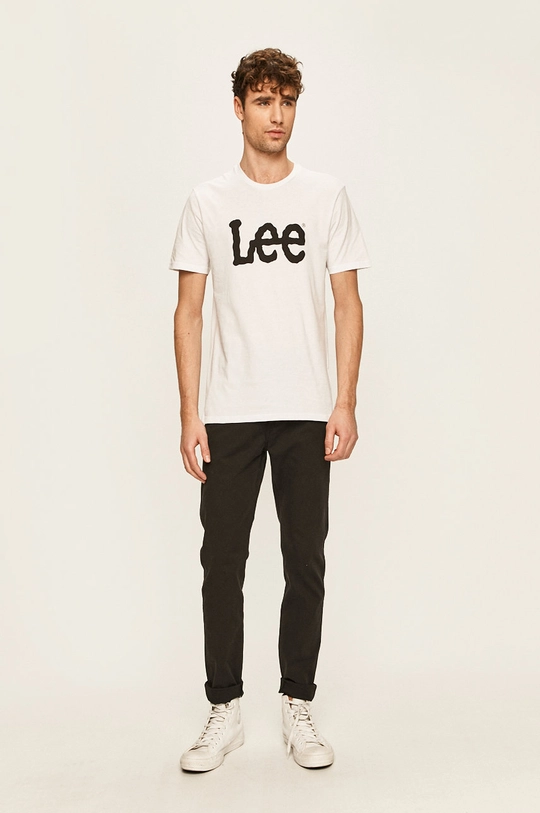 Lee - T-shirt biały