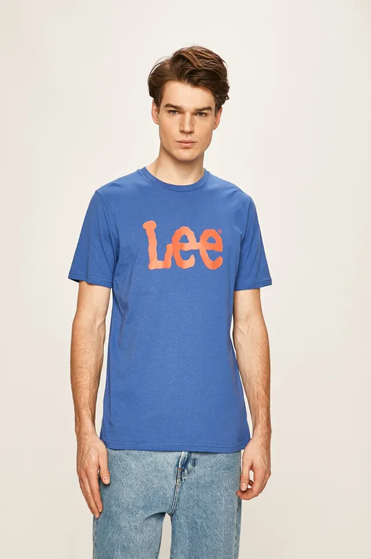 svjetlo plava Lee - Majica Muški