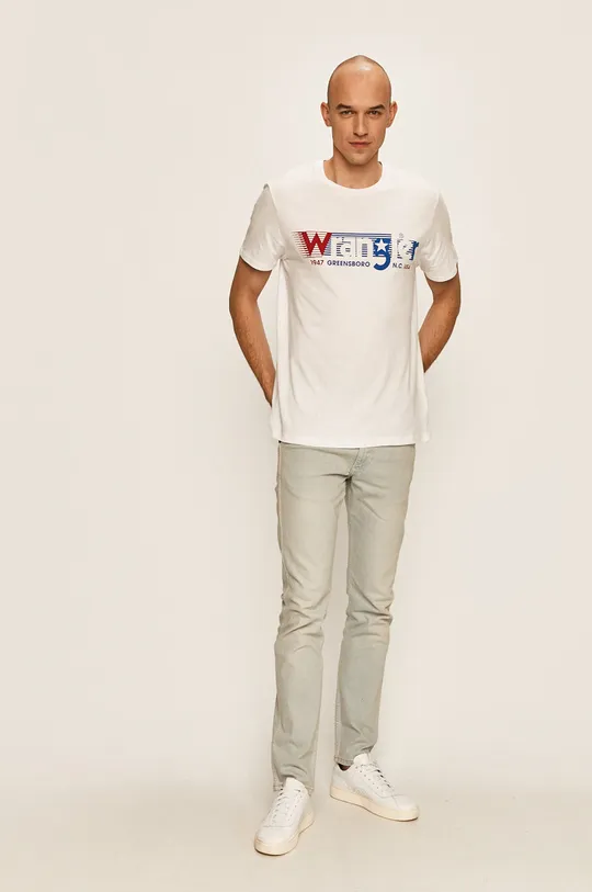 Wrangler - Tričko biela