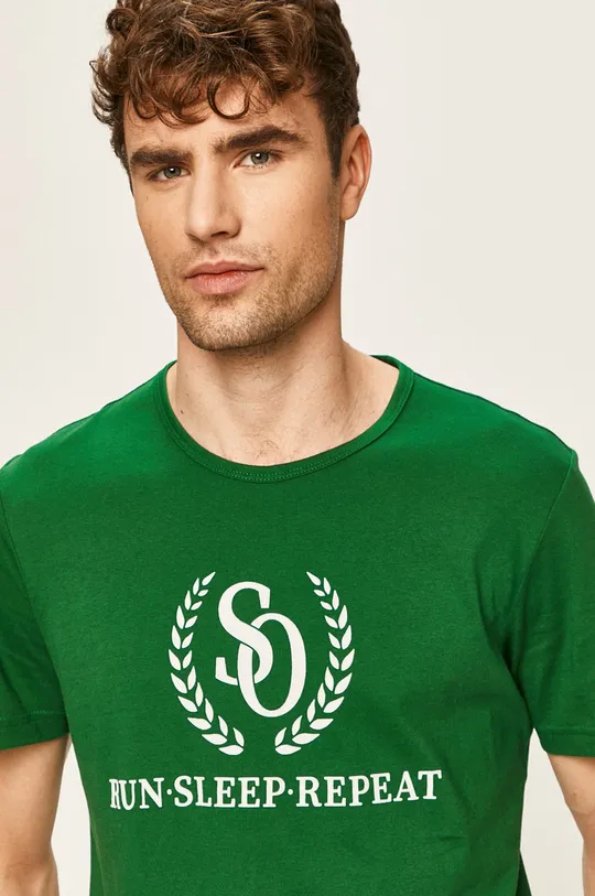 zelená s. Oliver - Pánske tričko