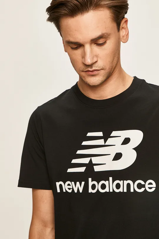 čierna New Balance - Pánske tričko