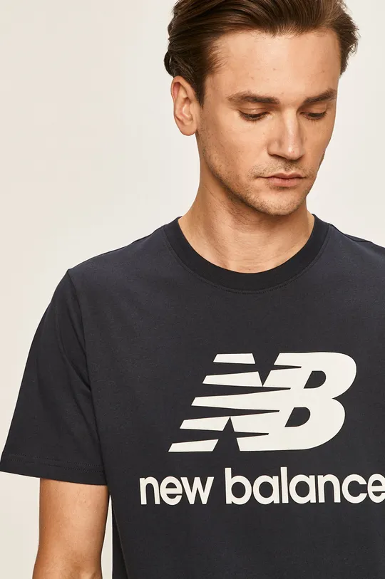 bleumarin New Balance tricou MT01575ECL