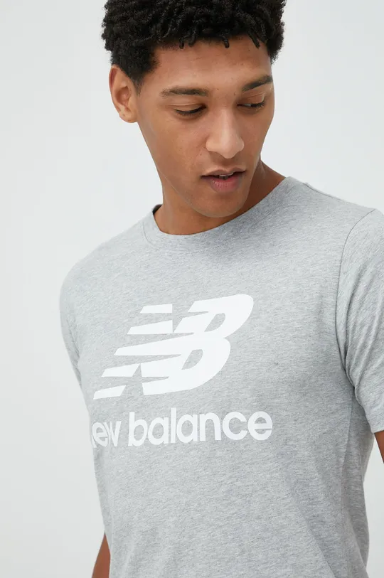 szürke New Balance - T-shirt MT01575AG