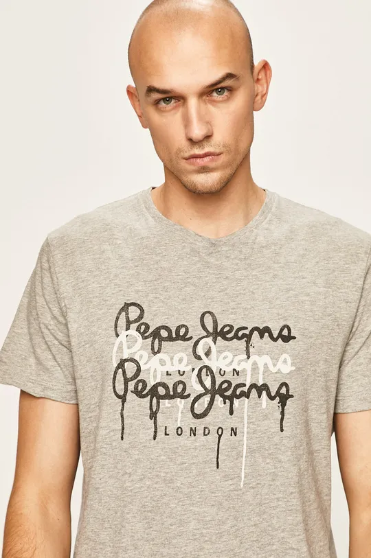 sivá Pepe Jeans - Pánske tričko Moe Pánsky
