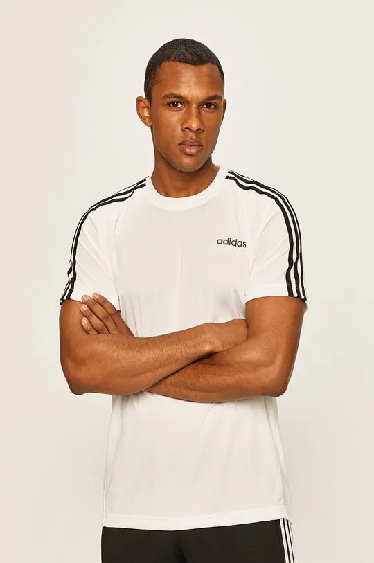 biela adidas - Pánske tričko FL0356 Pánsky