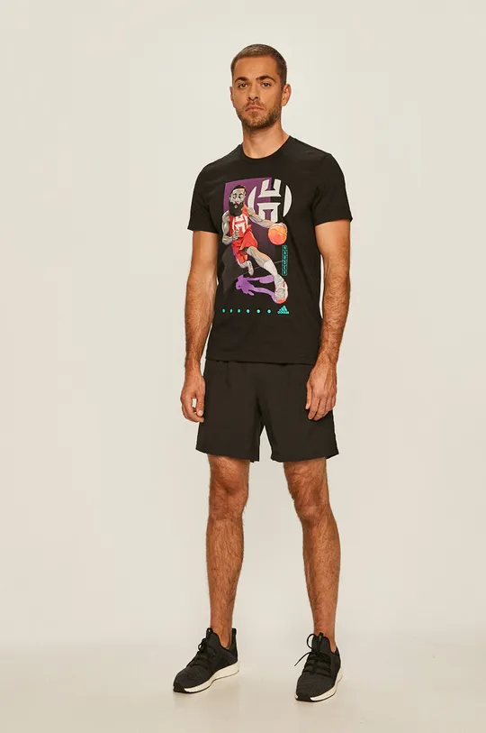 adidas Performance - T-shirt FM4779 fekete