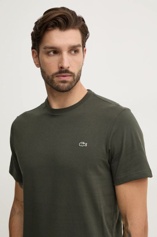 Lacoste t-shirt in cotone verde TH2038