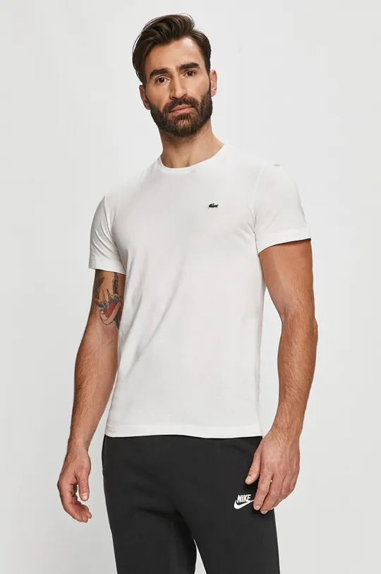 бял Lacoste - Тениска