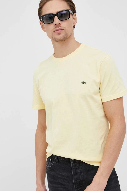 yellow Lacoste cotton t-shirt Men’s