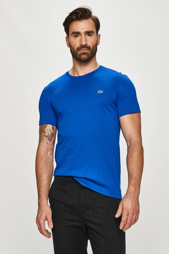 blue Lacoste cotton t-shirt Men’s