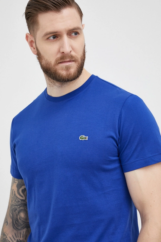 navy Lacoste cotton t-shirt Men’s