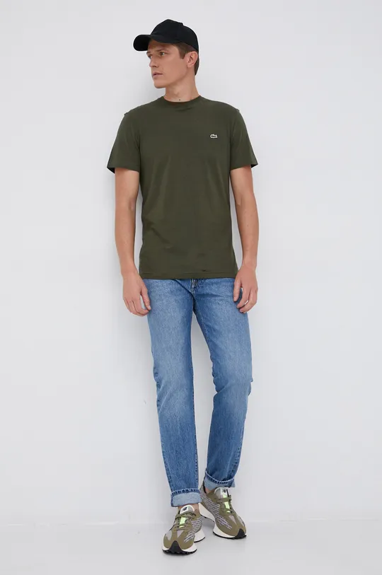 Lacoste cotton t-shirt green