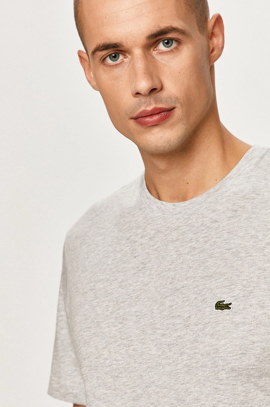 szary Lacoste - T-shirt TH2038