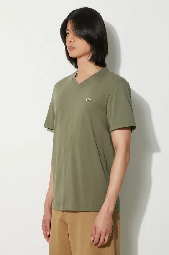 green Lacoste t-shirt