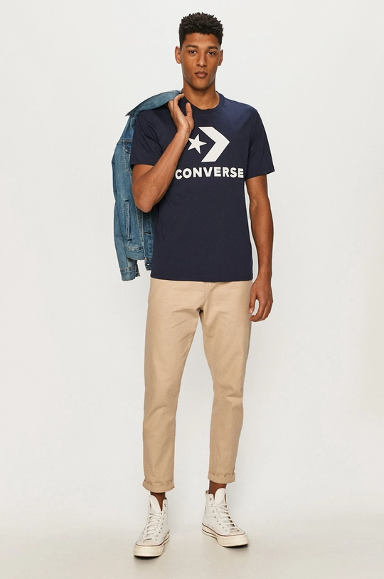 Converse t-shirt navy