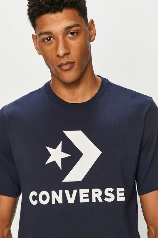 mornarsko plava Majica kratkih rukava Converse