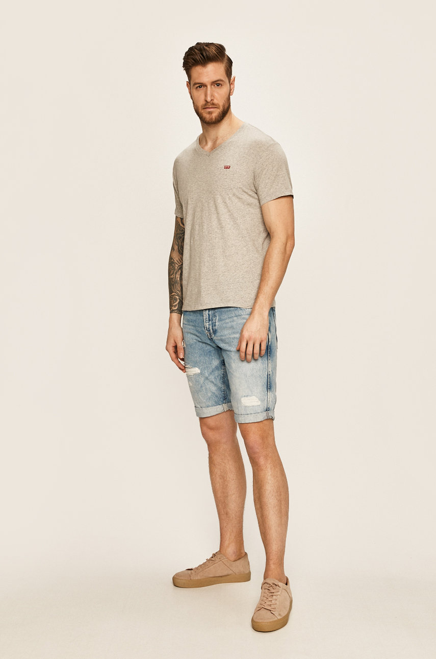 Levi's - Pánske tričko svetlosivá