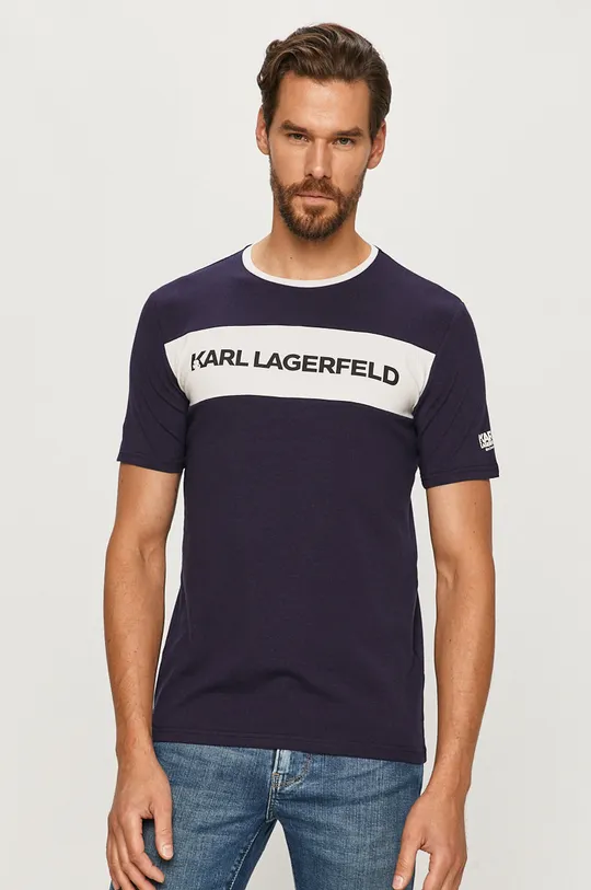 tmavomodrá Karl Lagerfeld - Tričko Pánsky