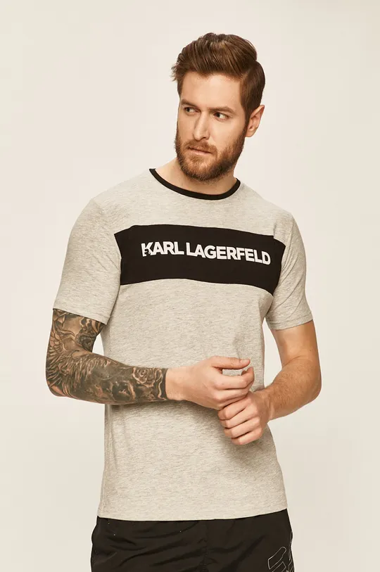 sivá Karl Lagerfeld - Tričko Pánsky