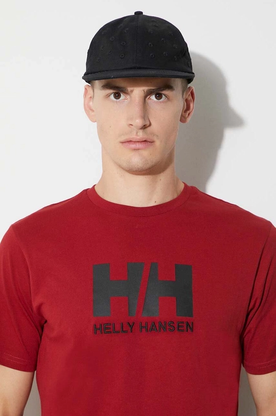 Βαμβακερό μπλουζάκι Helly Hansen Ανδρικά