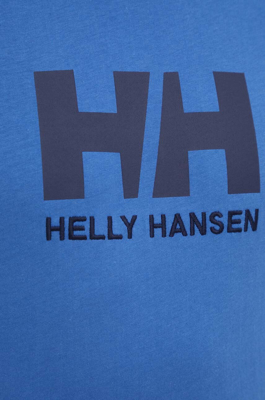 Βαμβακερό μπλουζάκι Helly Hansen Ανδρικά