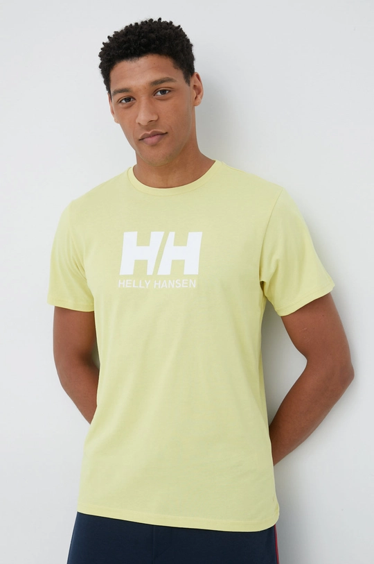 rumena Helly Hansen T-shirt Moški