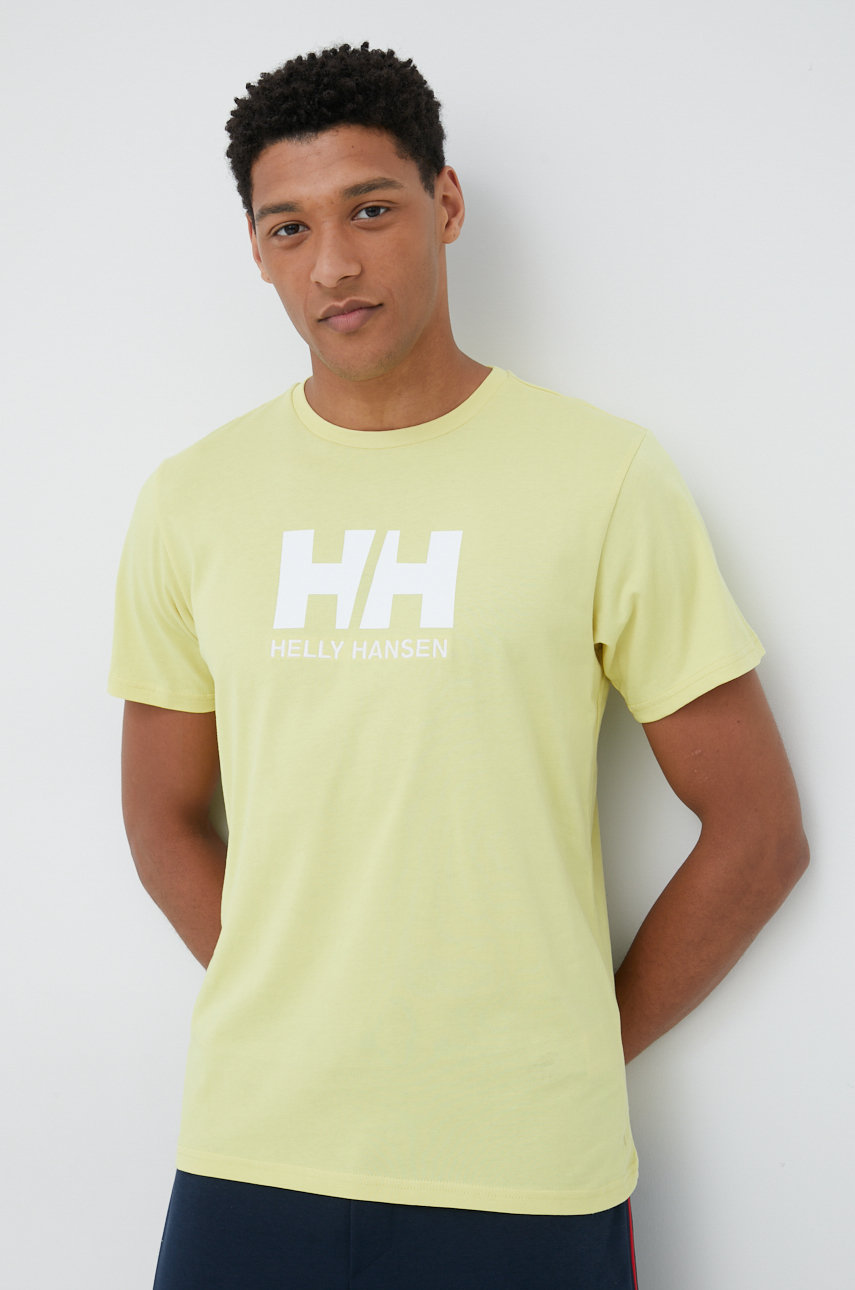 žlutá Tričko Helly Hansen HH LOGO T-SHIRT Pánský