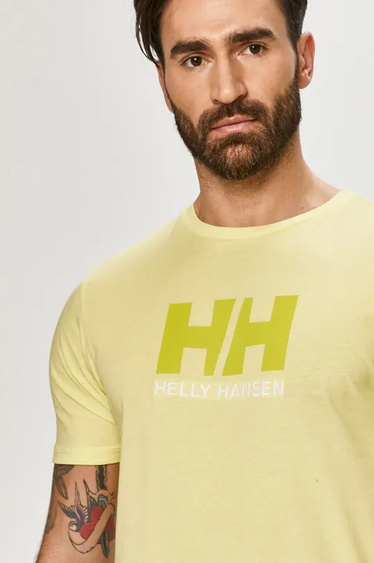 πράσινο Βαμβακερό μπλουζάκι Helly Hansen
