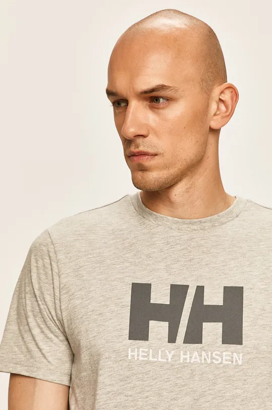 gray Helly Hansen t-shirt HH LOGO T-SHIRT