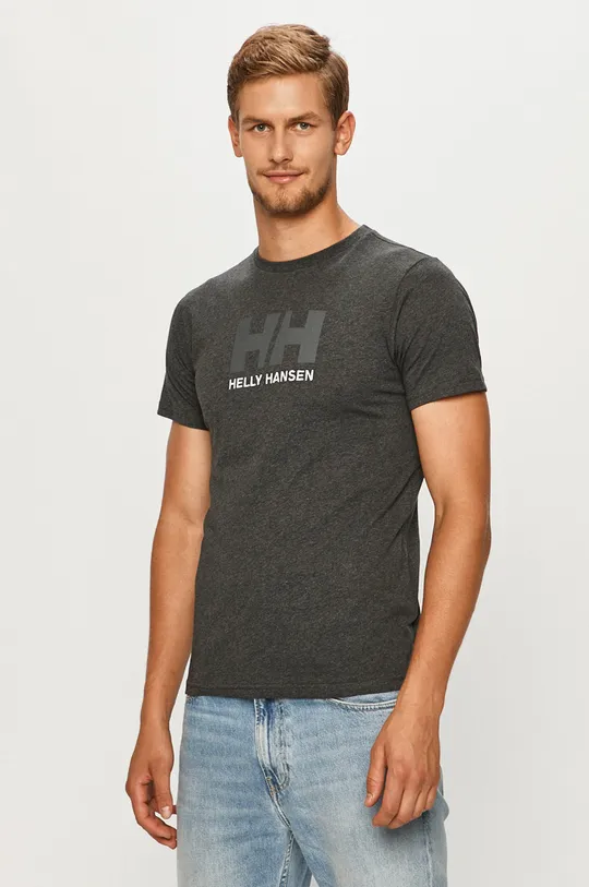 gray Helly Hansen t-shirt HH LOGO T-SHIRT Men’s