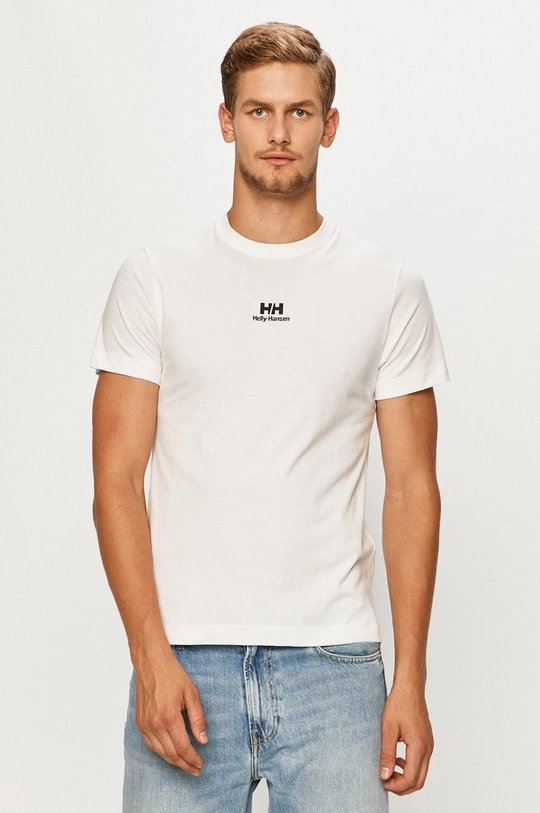 biały Helly Hansen - T-shirt Męski