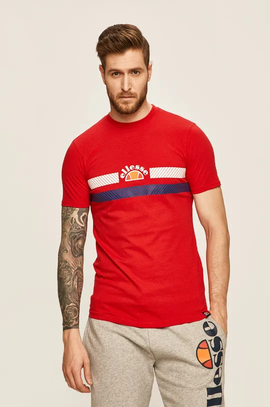 piros Ellesse - T-shirt Férfi