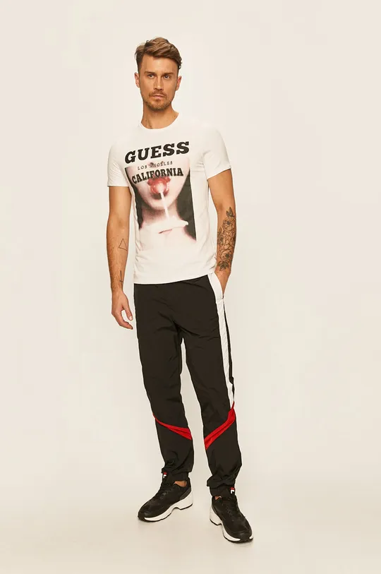 Guess Jeans - Nadrág fekete