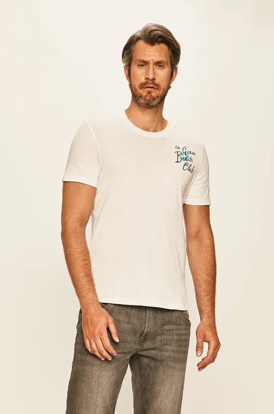 fehér Guess Jeans - T-shirt Férfi