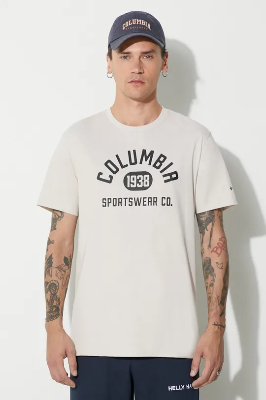 beige Columbia t-shirt Uomo