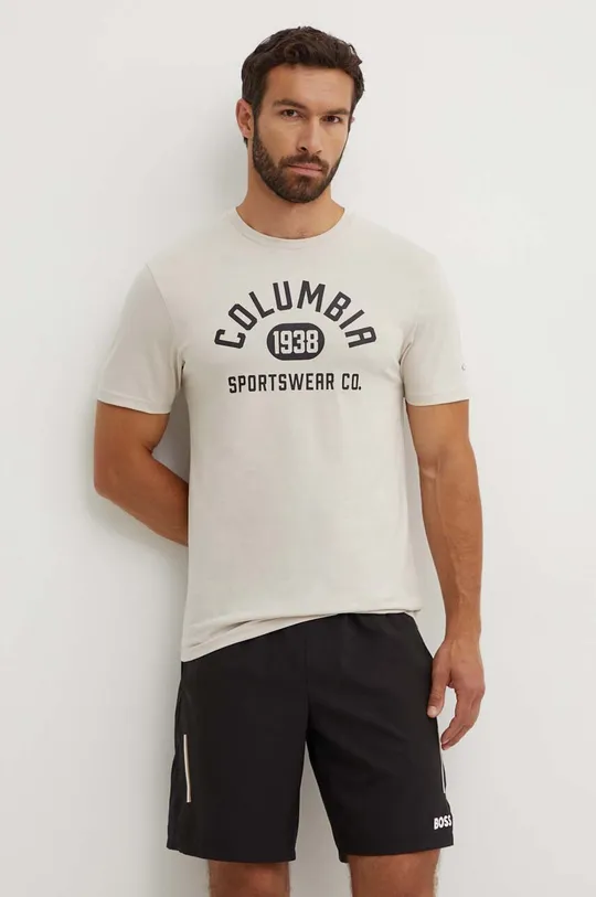 Kratka majica Columbia bež