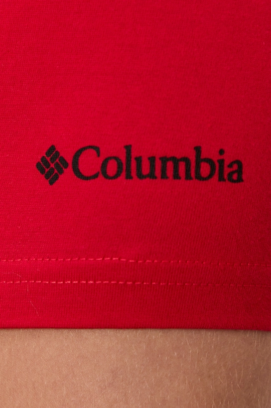 czerwony Columbia T-shirt