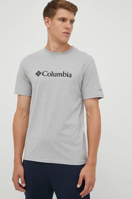 γκρί Μπλουζάκι Columbia Ανδρικά