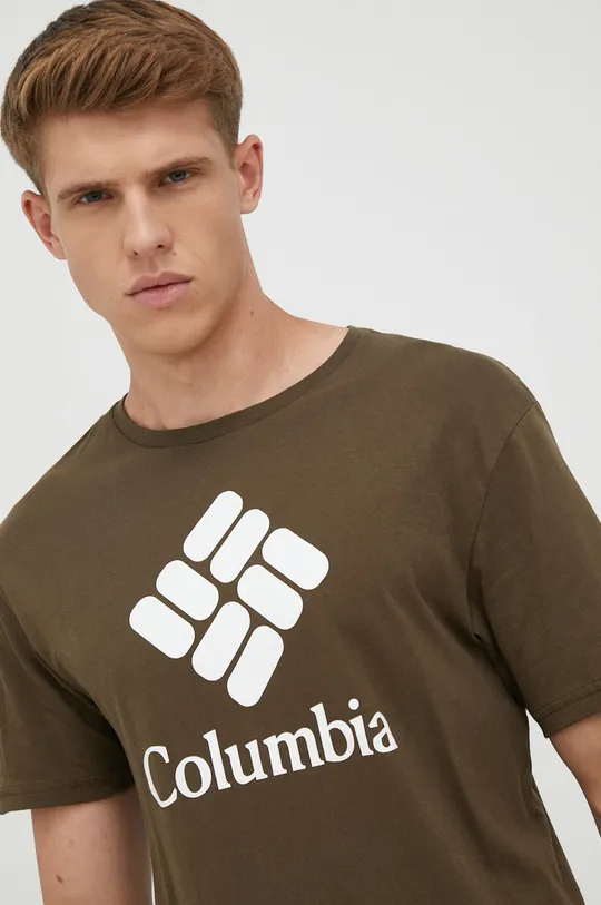zielony Columbia t-shirt