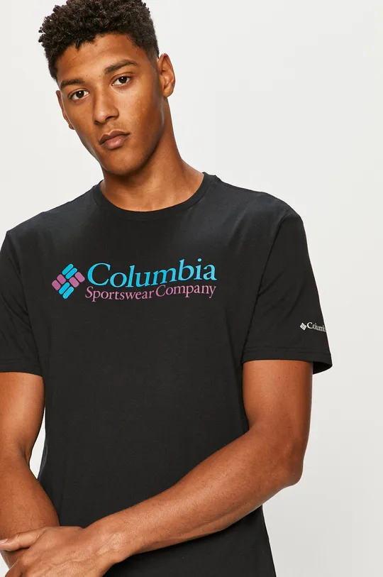 negru Columbia tricou De bărbați